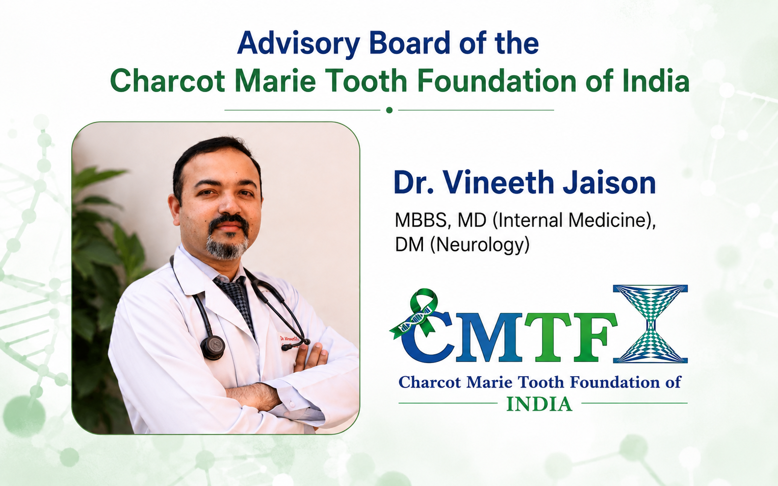 Welcoming Dr. Vineeth Jaison to Our Advisory Board